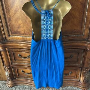 Open back summer dress 100% rayon